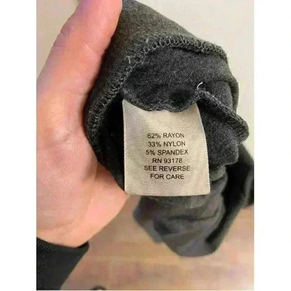 Philosophy Womens Dark Gray Stretchy Leggings Small - Picture 5 of 5